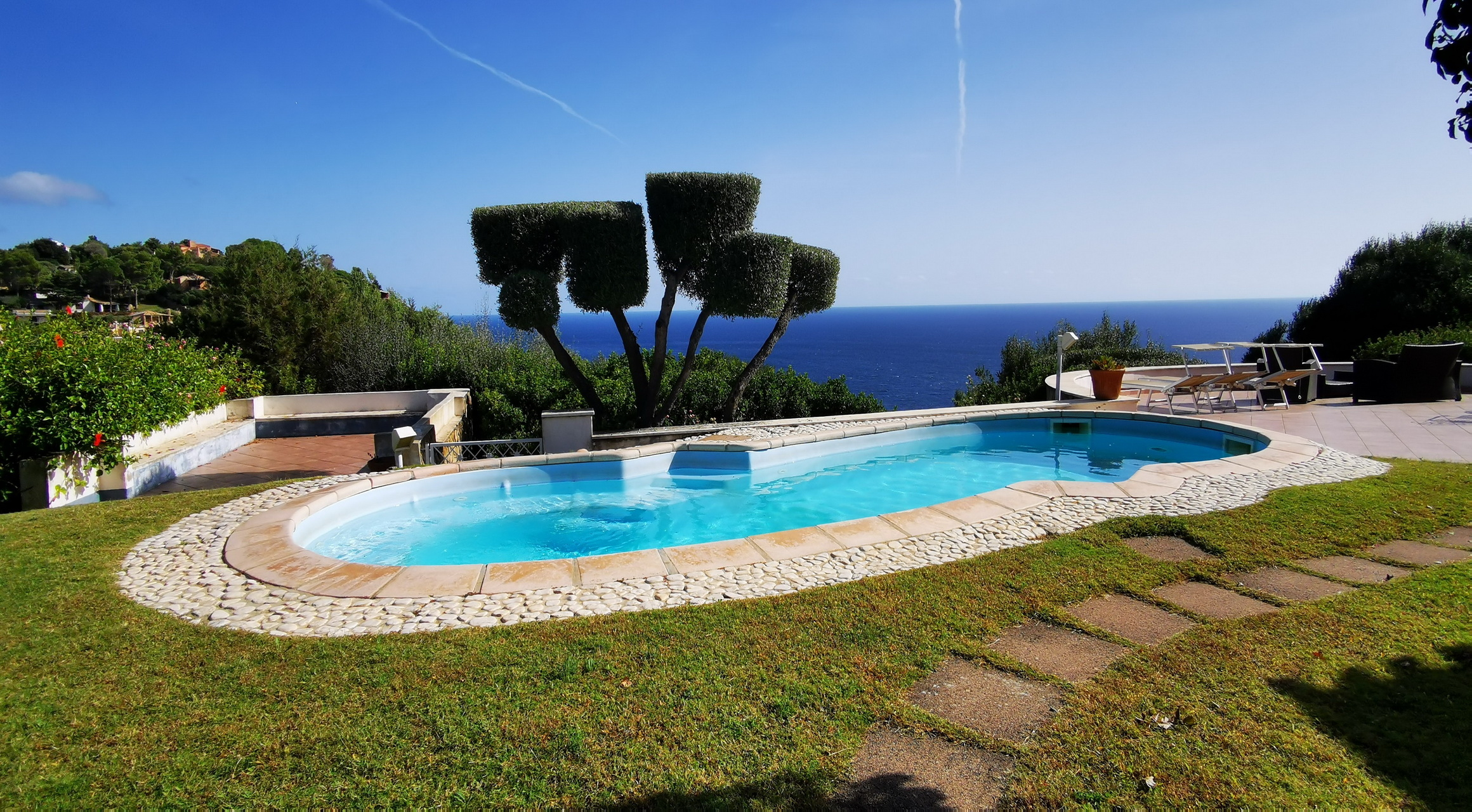 Campu 640 Villa mit Pool und Panoramablick auf das Meer